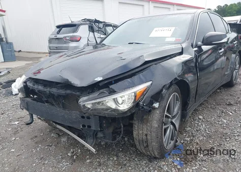 2014 Infiniti Q50 Premium from USA, damaged, VIN JN1BV7AP4EM677098